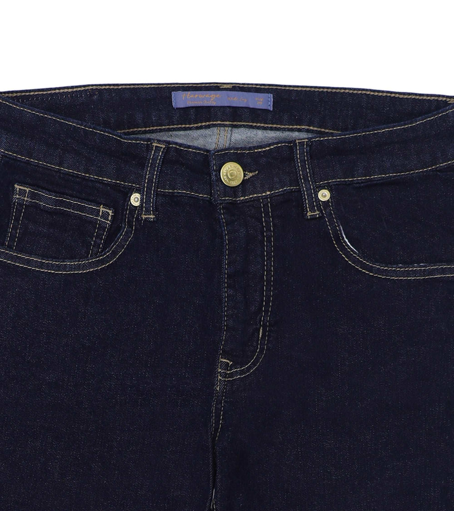 Women Slim Fit Denim Jeans – Navy Blue - Harwage