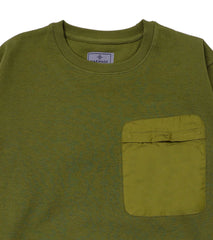 Men Regular Fit Sweatshirt – Olive Green - Harwage