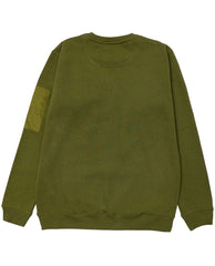Men Regular Fit Sweatshirt – Olive Green - Harwage