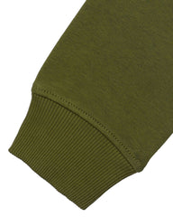 Men Regular Fit Sweatshirt – Olive Green - Harwage