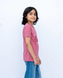 Girls Printed Graphic Shirt – China Rose