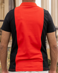 Men Cut line Polo Shirt - 3 Colors