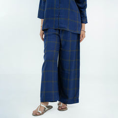 Women Basic Co-Ord Set – Slate Blue - Harwage