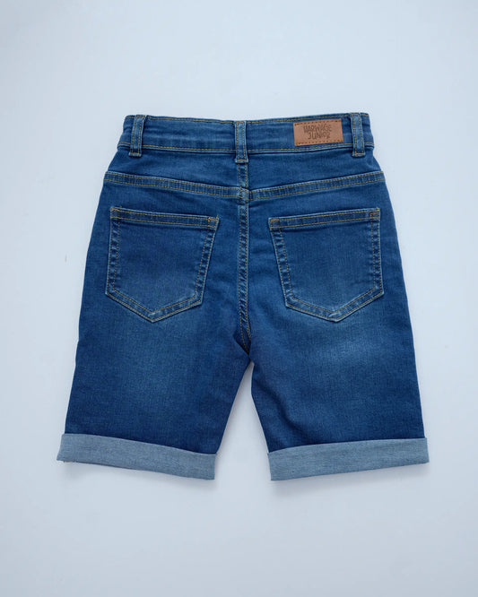 Boy Denim Short - Mid Blue