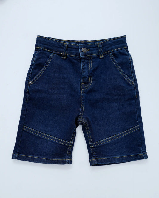 Boy Denim Short - Rinse Wash