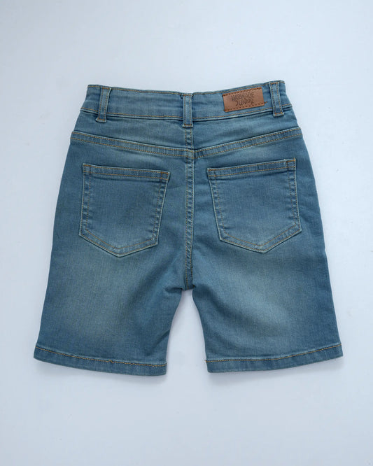 Boys Denim Short - Dirty Wash