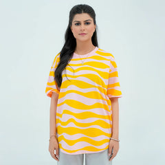 Women Graphic Oversized T-Shirt – 2 Colors - Harwage