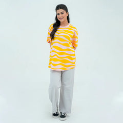 Women Graphic Oversized T-Shirt – 2 Colors - Harwage