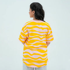 Women Graphic Oversized T-Shirt – 2 Colors - Harwage