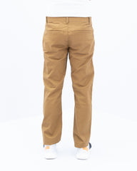 Men Brown Elasticated Chino Pant 2