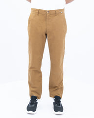 Men Brown Elasticated Chino Pant