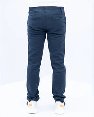 Men Navy Elasticated Chino Pant 3