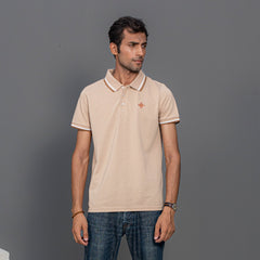 Men Plain Contrast Tipping Polo Shirt - 5 Colors - Harwage