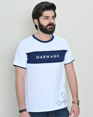 Men Basic Crew Neck T-shirt – 2 Colors - Harwage