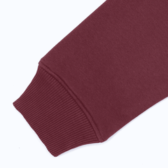 Men Regular Fit Hoodie - Maroon - Harwage