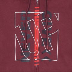 Men Regular Fit Hoodie - Maroon - Harwage