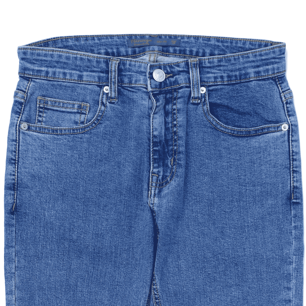 Women Slim Fit Denim Jeans - Light Blue - Harwage