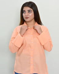 Women Basic Half Placket Shirt – 3 Colors - Harwage