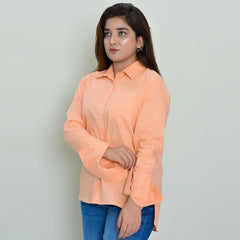Women Basic Half Placket Shirt – 3 Colors - Harwage