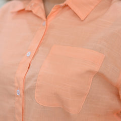 Women Basic Half Placket Shirt – 3 Colors - Harwage