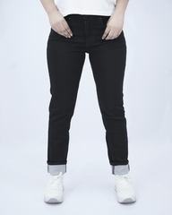 Women Slim Fit Denim Jeans - Black