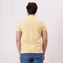Men Ban Neck Polo Shirt - 3 Colors - Harwage