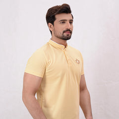 Men Ban Neck Polo Shirt - 3 Colors - Harwage